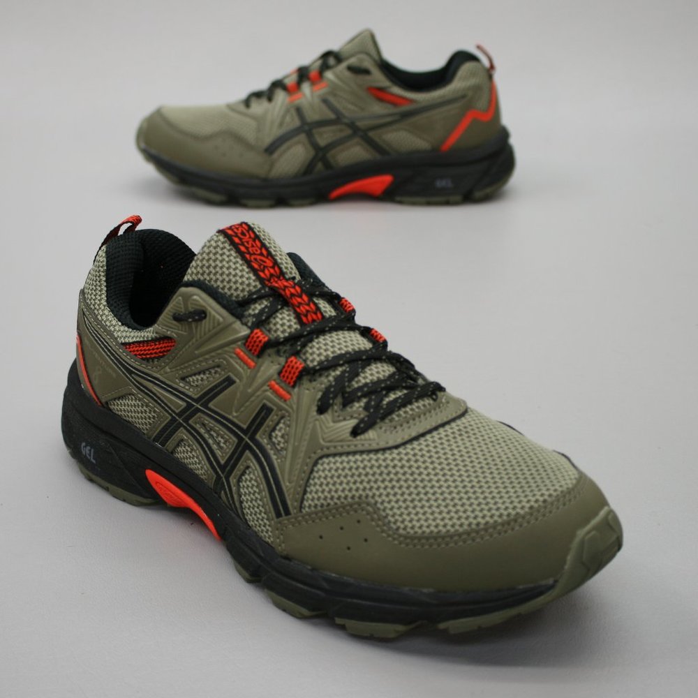 ASICS Men's 7.5 GEL-Venture-8 Olive Green Running Sneakers Tennis Shoes 1011A824